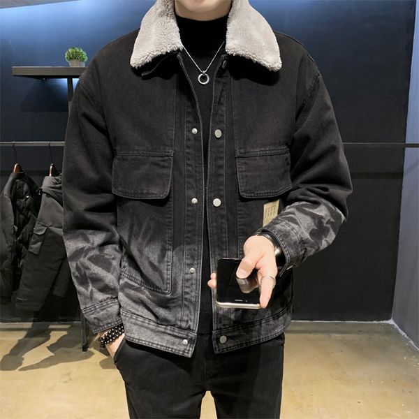 Alta New Qualidade Outono Inverno Quente Denim Jaquetas Roupas Masculinas Turn Down Collar Moda Camuflagem Jeans Cas WL2R, Black;brown
Alta New Qualidade Outono Inverno Quente Denim Jaquetas Roupas Masculinas Turn Down Collar Moda Camuflagem Jeans Cas WL2R, Black;brown