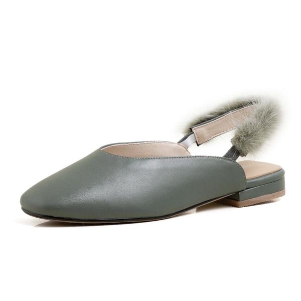 sandals lmyom brand genuine leather round head set feet muller mink super soft giant comfortable versatile low heel two wear size40, Black
sandals lmyom brand genuine leather round head set feet muller mink super soft giant comfortable versatile low heel two wear size40, Black