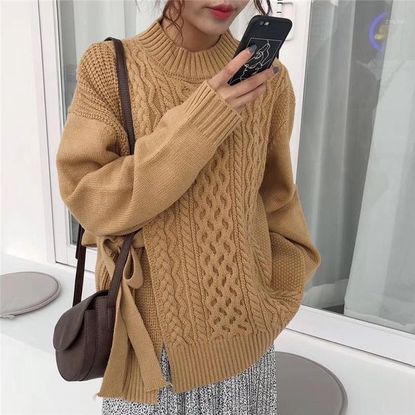 long sleeve solid loose sweater women roupa feminina vintage twist knit pullovers pull femme hiver sweaters women's, White;black
long sleeve solid loose sweater women roupa feminina vintage twist knit pullovers pull femme hiver sweaters women's, White;black