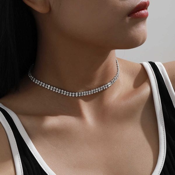 jewelry temperament fashion claw chain neck women simple small fresh inlaid with diamond necklace, Silver
jewelry temperament fashion claw chain neck women simple small fresh inlaid with diamond necklace, Silver