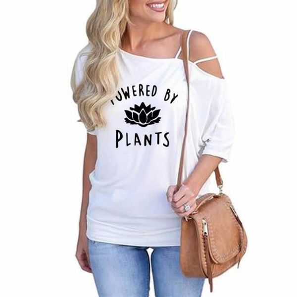 women's t-shirt vegan letters print for women slanted shoulder sleeve plus size cotton funny cropped camiseta cactus, White
women's t-shirt vegan letters print for women slanted shoulder sleeve plus size cotton funny cropped camiseta cactus, White