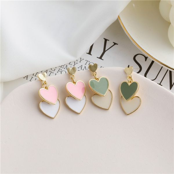 fashion geometric heart stud earrings female golden cute romantic earrings for women accessories wholesale trendydio chan contact, Silver
fashion geometric heart stud earrings female golden cute romantic earrings for women accessories wholesale trendydio chan contact, Silver