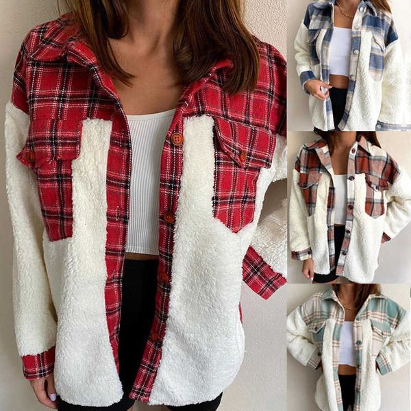 2021 winter new women jas warm long mouths plugs plaid pocket jacket for vacation travel party holiday, Black;brown
2021 winter new women jas warm long mouths plugs plaid pocket jacket for vacation travel party holiday, Black;brown