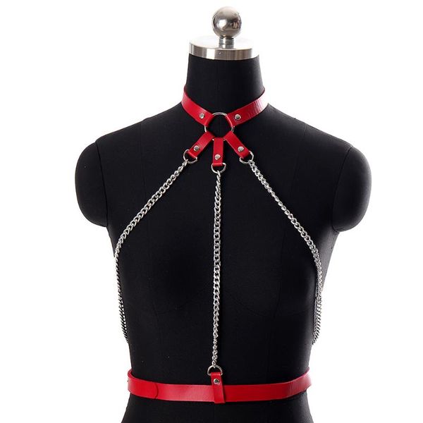 belts punk stylish accessories straps chest harness fashion dance rave wear gothic handmade pu leather body bondage, Black;brown
belts punk stylish accessories straps chest harness fashion dance rave wear gothic handmade pu leather body bondage, Black;brown
