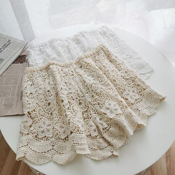 women's shorts hollowing embroidery mini women fashion high waist knit ladies casual white body femme, White;black
women's shorts hollowing embroidery mini women fashion high waist knit ladies casual white body femme, White;black