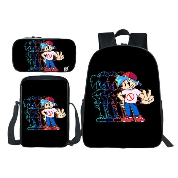 backpack friday night funkin 3pcs set pencil case shoulder bag music rhythm game bookbag boy girl kids back to school gift
backpack friday night funkin 3pcs set pencil case shoulder bag music rhythm game bookbag boy girl kids back to school gift