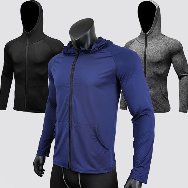 2021 running jacket for men long sleeve shirt hoodie track full zip sport wear fitness workout gym running active jacket, White;black
2021 running jacket for men long sleeve shirt hoodie track full zip sport wear fitness workout gym running active jacket, White;black