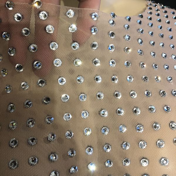 sparkly silver rhinestone mesh perspective dress evening party luxurious long sleeve short mini dress birthday celebrate dresses, Black;red
sparkly silver rhinestone mesh perspective dress evening party luxurious long sleeve short mini dress birthday celebrate dresses, Black;red