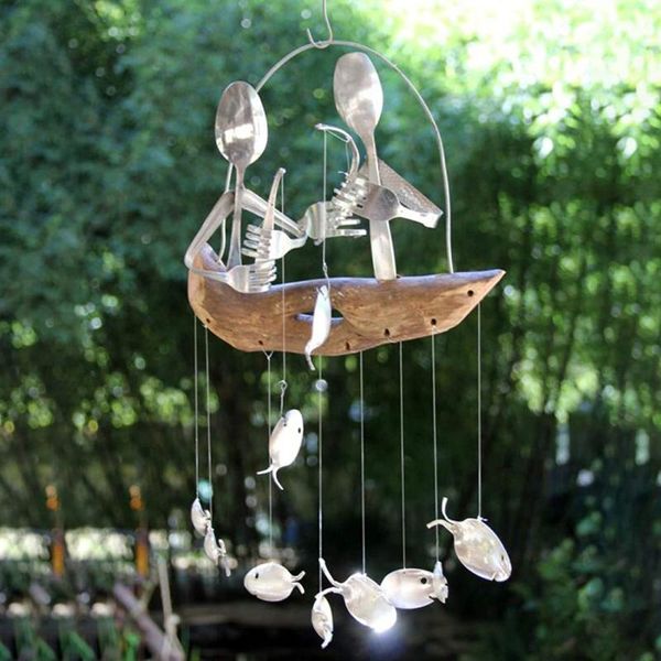 decorative objects & figurines spoon fish wind chime hand-made retro metal craft fishing people chimes wooden boat hanging decor
decorative objects & figurines spoon fish wind chime hand-made retro metal craft fishing people chimes wooden boat hanging decor