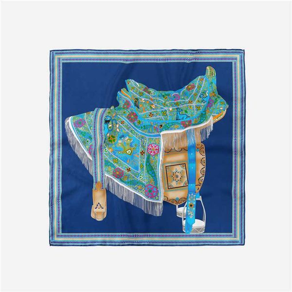 scarves twill silk scarf woman saddle print square wraps bandana small hijab foulards lady tie headband neckerchief 53cm, Blue;gray
scarves twill silk scarf woman saddle print square wraps bandana small hijab foulards lady tie headband neckerchief 53cm, Blue;gray