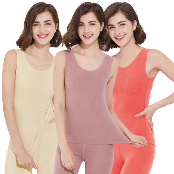 women thermal underwear warm women sleeveless slim vest women camisole warm soft, Black;white
women thermal underwear warm women sleeveless slim vest women camisole warm soft, Black;white