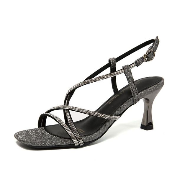 sandals vmti 2021 summer style rhinestone with square toe buckle women's all-match open-toe high-heeled, Black
sandals vmti 2021 summer style rhinestone with square toe buckle women's all-match open-toe high-heeled, Black
