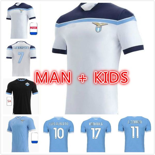 men kids kits 2021 2022 immobile lazio soccer jersey 21 22 luis alberto sergej maillot correa corozo marusic maglia da calcio football shirt, Black;yellow
men kids kits 2021 2022 immobile lazio soccer jersey 21 22 luis alberto sergej maillot correa corozo marusic maglia da calcio football shirt, Black;yellow