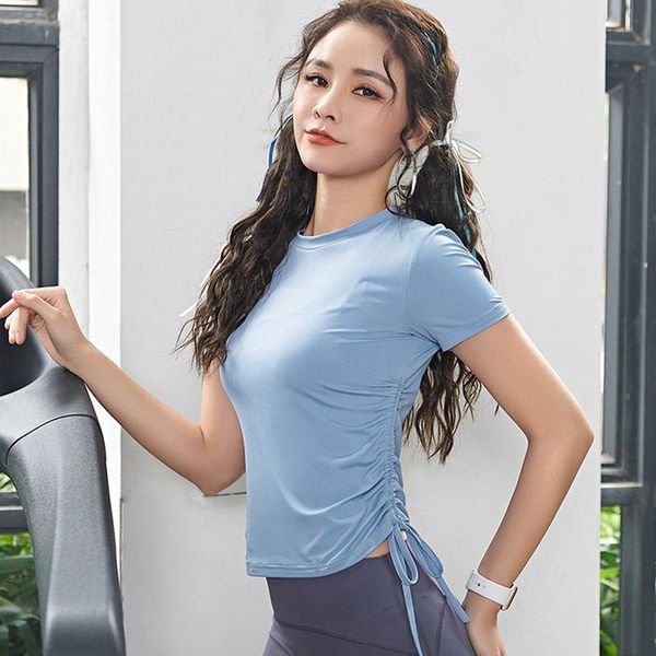 yoga outfit crop waist suit women's thin professional fitness quick dry running short sleeve t-shirt sports summer mujer camisetas
yoga outfit crop waist suit women's thin professional fitness quick dry running short sleeve t-shirt sports summer mujer camisetas
