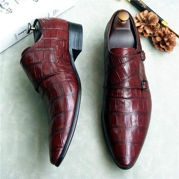 dress shoes crocodile black monk double strap buckles 2021 spring autumn genuine leather oxfords wedding party for male
dress shoes crocodile black monk double strap buckles 2021 spring autumn genuine leather oxfords wedding party for male