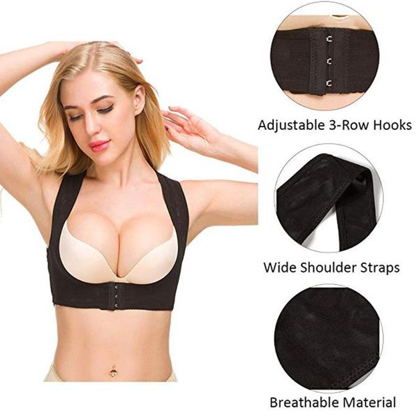 neoprene posture corrector scoliosis back brace spine corset belt shoulder therapy waist lumbar support poor posture correction, Black;blue
neoprene posture corrector scoliosis back brace spine corset belt shoulder therapy waist lumbar support poor posture correction, Black;blue