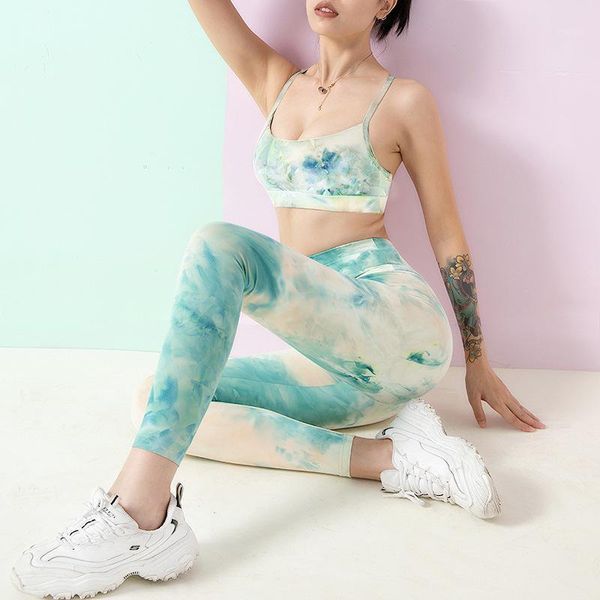 tie dye yoga set women fitness tracksuit thin shoulder strap bra+ gym high waist leggings sports bra 2 pcs suits1, White;red
tie dye yoga set women fitness tracksuit thin shoulder strap bra+ gym high waist leggings sports bra 2 pcs suits1, White;red
