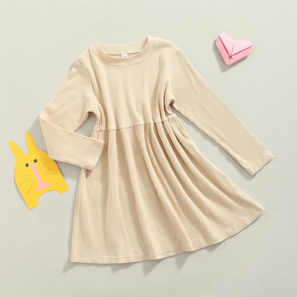 clothing sets infant loose a-line dress, girls casual solid color long sleeve round neck o ne-piece, White
clothing sets infant loose a-line dress, girls casual solid color long sleeve round neck o ne-piece, White