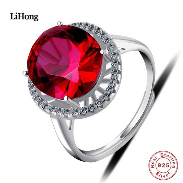 cluster rings lihong jewelry 925 sterling silver ring domineering zircon red crystal engagement wedding charm woman, Golden;silver
cluster rings lihong jewelry 925 sterling silver ring domineering zircon red crystal engagement wedding charm woman, Golden;silver