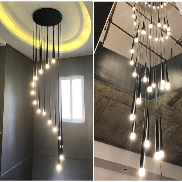 led spiral living room chandelier simple l lobby staircase chandelier lighting interior home decoration long hanging lights
led spiral living room chandelier simple l lobby staircase chandelier lighting interior home decoration long hanging lights
