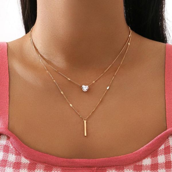 chokers 5sets/lot wholesale simple crystal geometric pendant necklace set for women charms fashion square vintage jewelry collar in bulk, Golden;silver
chokers 5sets/lot wholesale simple crystal geometric pendant necklace set for women charms fashion square vintage jewelry collar in bulk, Golden;silver