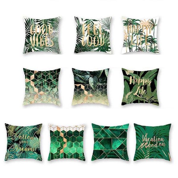 pillow case decorative cushion cover nordic style pillowcase tropical botanic leaves 45*45cm green leaf throw
pillow case decorative cushion cover nordic style pillowcase tropical botanic leaves 45*45cm green leaf throw