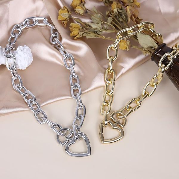 chokers 2021 fashion big necklace for women twist gold color chunky thick lock choker chain necklaces party punk jewelry, Golden;silver
chokers 2021 fashion big necklace for women twist gold color chunky thick lock choker chain necklaces party punk jewelry, Golden;silver