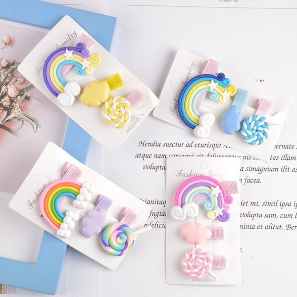 hair accessories children's hairpin little girl bangs side clip rainbow lollipop does not hurt duckbill, Slivery;white
hair accessories children's hairpin little girl bangs side clip rainbow lollipop does not hurt duckbill, Slivery;white