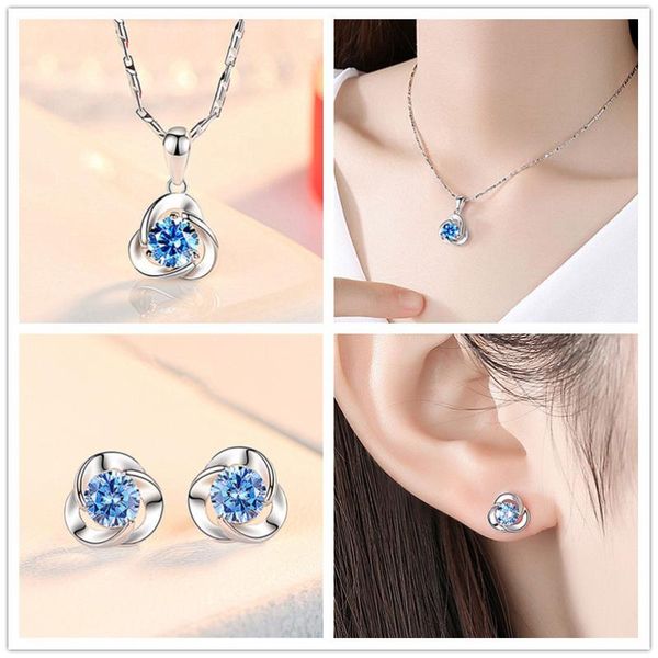 earrings & necklace bright crystal blue clover for women jewelry trendy silver plated girls birthday gift earring sets
earrings & necklace bright crystal blue clover for women jewelry trendy silver plated girls birthday gift earring sets