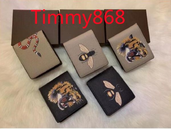 men animal wallets short wallet leather black snake tiger bee women long style luxury purse card holders with gift box quality, Red;black
men animal wallets short wallet leather black snake tiger bee women long style luxury purse card holders with gift box quality, Red;black