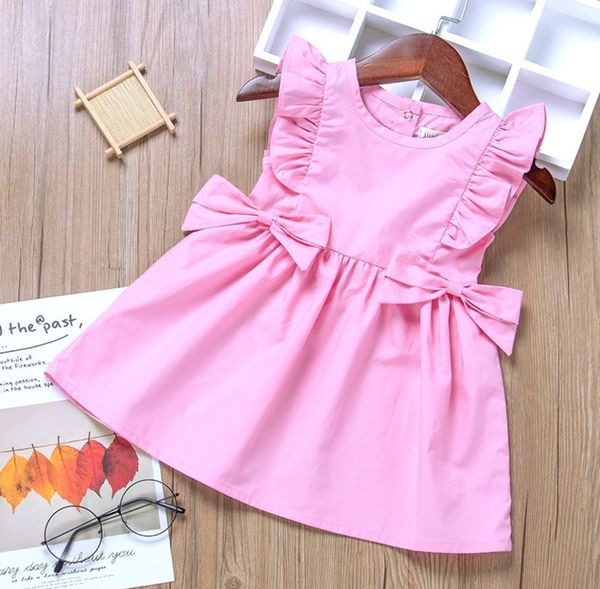 80-120 sizes gilrs summer dress infants toddler short dresses ruffle flounce sleeveless with side bows party princess skirt 2021 hh23ijy0, Red;yellow
80-120 sizes gilrs summer dress infants toddler short dresses ruffle flounce sleeveless with side bows party princess skirt 2021 hh23ijy0, Red;yellow