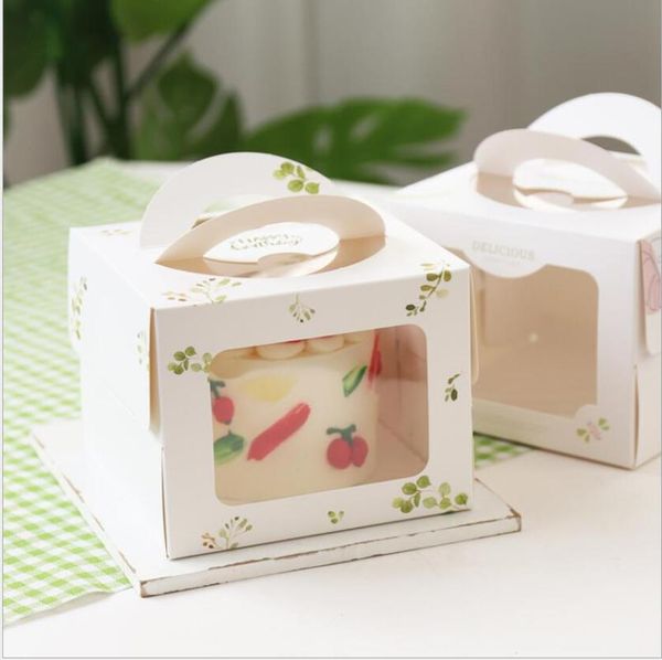gift wrap 10pcs/lot 4 inch cake box packaging birthday wedding home party diy paper with handle window
gift wrap 10pcs/lot 4 inch cake box packaging birthday wedding home party diy paper with handle window
