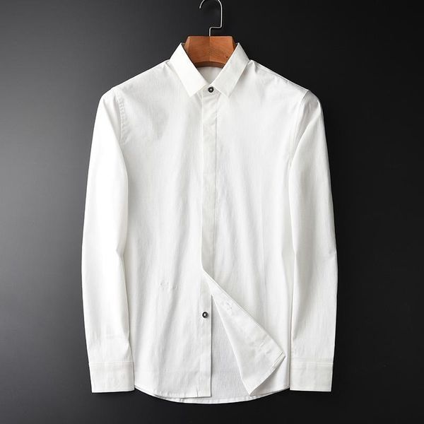 men's casual shirts brand cotton spandex arrival white long sleeve slim simple hight quality spring autumn 4xl, White;black
men's casual shirts brand cotton spandex arrival white long sleeve slim simple hight quality spring autumn 4xl, White;black