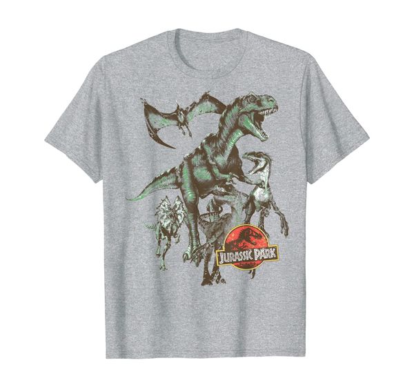 jurassic park vintage dinosaur group graphic t-shirt, White;black
jurassic park vintage dinosaur group graphic t-shirt, White;black