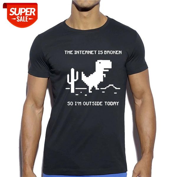 men fun design t shirt the internet is broken so i'm outside today printed t shirt 100% cotton short sleeve joking streetwear #qs9m, White;black
men fun design t shirt the internet is broken so i'm outside today printed t shirt 100% cotton short sleeve joking streetwear #qs9m, White;black