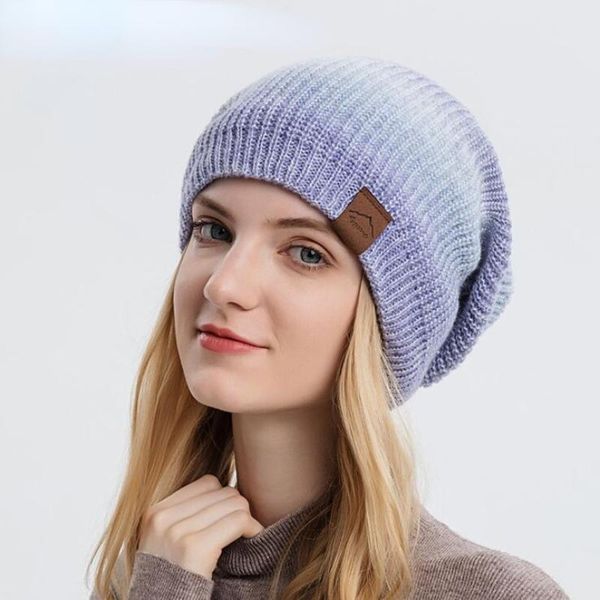 beanie/skull caps stripe hat cover head cap warm knitted brimless beanie windproof bonnets for women hats rainbow gradient soft pile, Blue;gray
beanie/skull caps stripe hat cover head cap warm knitted brimless beanie windproof bonnets for women hats rainbow gradient soft pile, Blue;gray