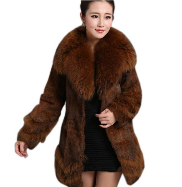 women's fur & faux fashion coat raccoon collar winter long jacket large natural lady size 3xl 4xl 5xl, Black
women's fur & faux fashion coat raccoon collar winter long jacket large natural lady size 3xl 4xl 5xl, Black