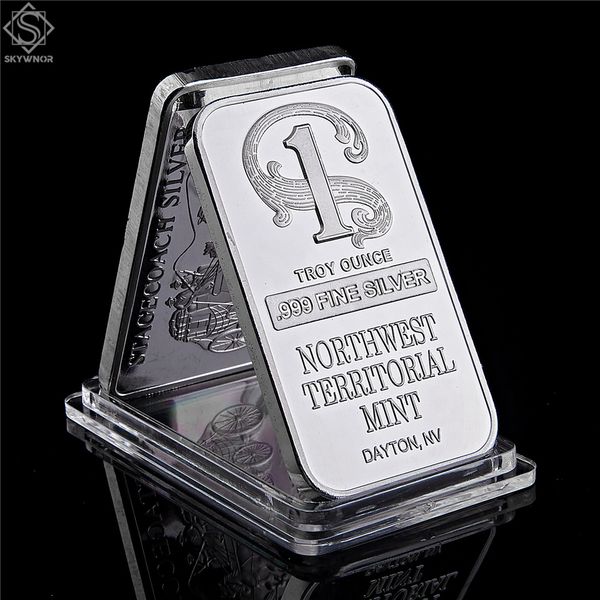 5pcs/lot northwest territorial mint arts and crafts dayton nv 1 troy ounce .999 fine plated replica bullion bar sliver coin collection
5pcs/lot northwest territorial mint arts and crafts dayton nv 1 troy ounce .999 fine plated replica bullion bar sliver coin collection