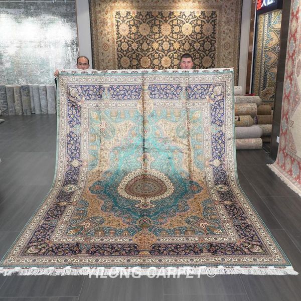 carpets yilong 8'x11' turkish design nanyang silk handmade persian antique oriental (zqg566a)
carpets yilong 8'x11' turkish design nanyang silk handmade persian antique oriental (zqg566a)