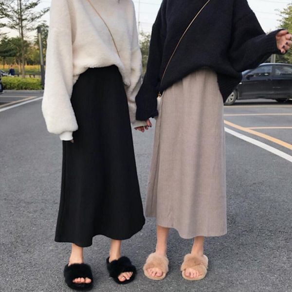 skirts 2021 autumn retro hong kong style mid-length high waist wild knit a-line women student, Black
skirts 2021 autumn retro hong kong style mid-length high waist wild knit a-line women student, Black