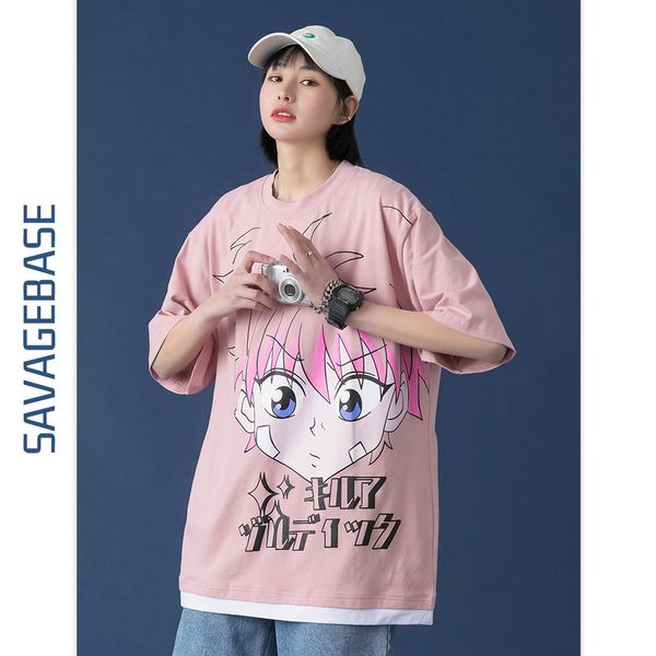 guochao youth cartoon printing half sleeve men's t-shirt korean loose color matching short sleeve t-shirt for lovers, White
guochao youth cartoon printing half sleeve men's t-shirt korean loose color matching short sleeve t-shirt for lovers, White