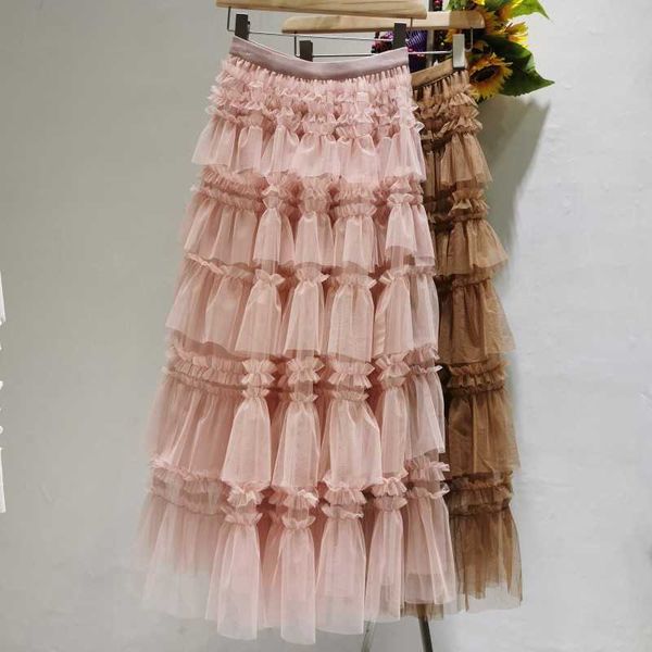 vanovich ruffled women skirt spring and summer korean style ladies skirts elastic waist high female 210615, Black
vanovich ruffled women skirt spring and summer korean style ladies skirts elastic waist high female 210615, Black