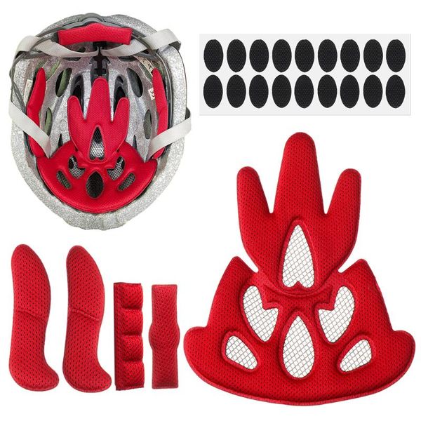 cycling helmets 1set universal bike/motorcycle helmet inner padding kit lining sponge pad bicycle replacement pads set with insect net
cycling helmets 1set universal bike/motorcycle helmet inner padding kit lining sponge pad bicycle replacement pads set with insect net