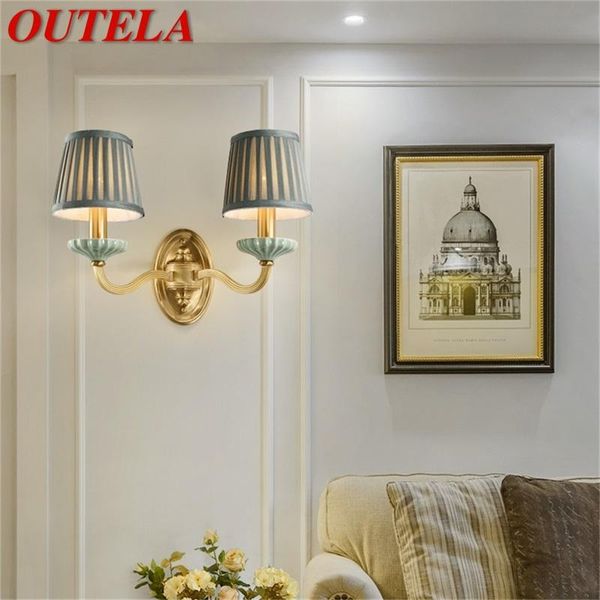 outela brass wall sconce lamp modern luxury ceramic led light design for home bedroom parlor balcony
outela brass wall sconce lamp modern luxury ceramic led light design for home bedroom parlor balcony