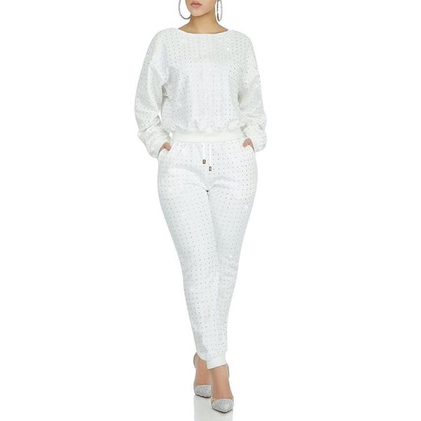two piece dress zkyzwx rhinestones set women festival clothing long sleeve pant sweat suits matching sets causal plus size outfits, White
two piece dress zkyzwx rhinestones set women festival clothing long sleeve pant sweat suits matching sets causal plus size outfits, White