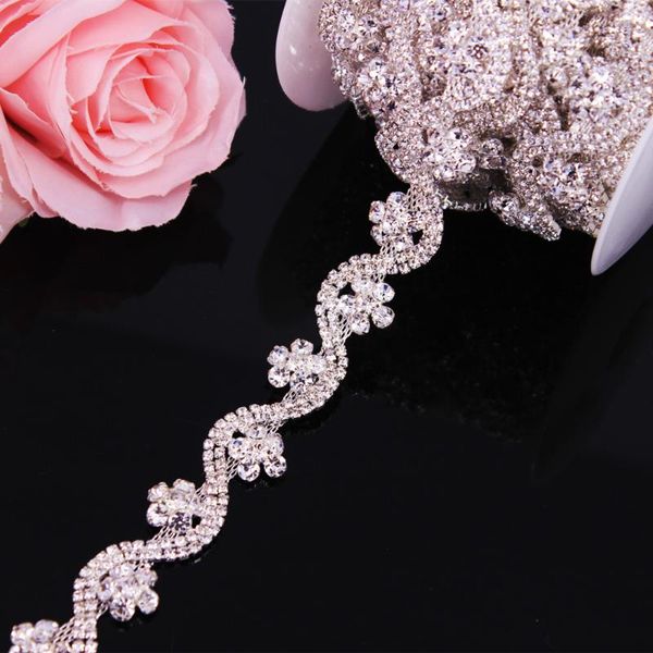 wedding sashes silver crystal dress belt bridal cup chain trim flower shape rhinestone sew on garments diy crafts, White
wedding sashes silver crystal dress belt bridal cup chain trim flower shape rhinestone sew on garments diy crafts, White