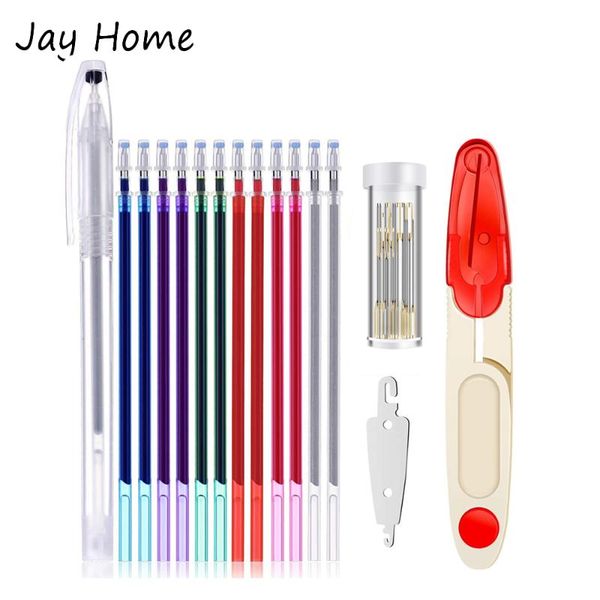 20pcs ink disappearing water erasable pen fabric marker refills with sewing embroidery needles & thread cutter diy sewing tools, Black
20pcs ink disappearing water erasable pen fabric marker refills with sewing embroidery needles & thread cutter diy sewing tools, Black