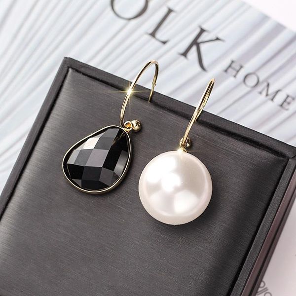 dangle & chandelier korean geometric asymmetry danlge earrings for women 2021 trend vintage big pearl black crystal drop earring female jewe, Silver
dangle & chandelier korean geometric asymmetry danlge earrings for women 2021 trend vintage big pearl black crystal drop earring female jewe, Silver