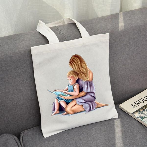 shopping bags casual canvas fabric bag for women super mom with print reusable handbag large capacity aesthetic eco tote
shopping bags casual canvas fabric bag for women super mom with print reusable handbag large capacity aesthetic eco tote