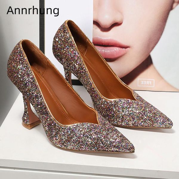 dress shoes pointy toe v-cut out shallow woman unique goblet heel bling sequined cloth women pumps zapatos de mujer, Black
dress shoes pointy toe v-cut out shallow woman unique goblet heel bling sequined cloth women pumps zapatos de mujer, Black